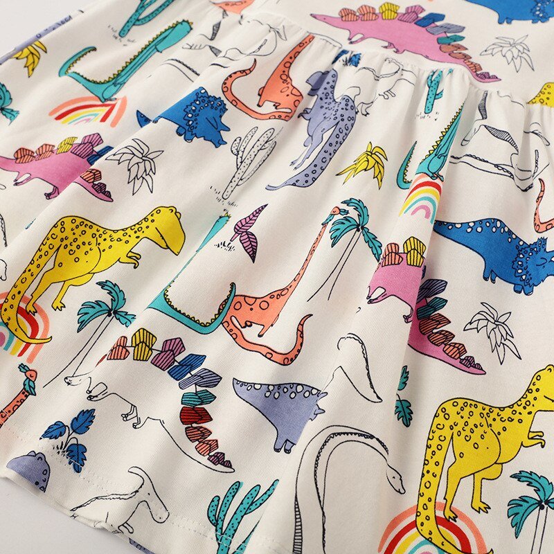 sarjakuva dinosaurus mekko - Image 4