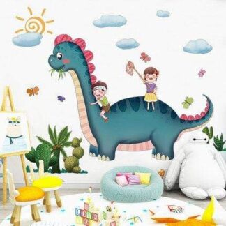 dinosaurus makuuhuoneen koristelu