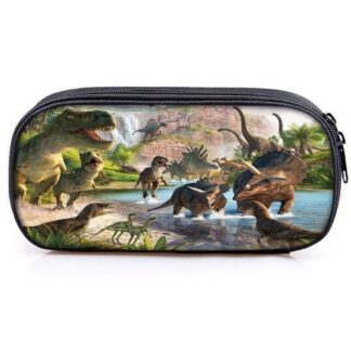 Dinosaurus-koulupakkaus, ihanteellinen kumppani koululaisille.