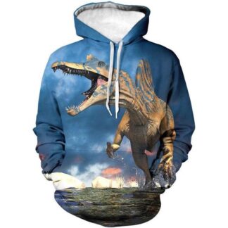 dinosaurus huppari mies