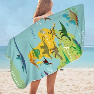 Dinosaurus rantapyyhe