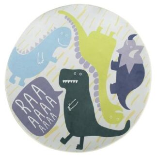 Pyöreä muotoinen dinosaurus matto